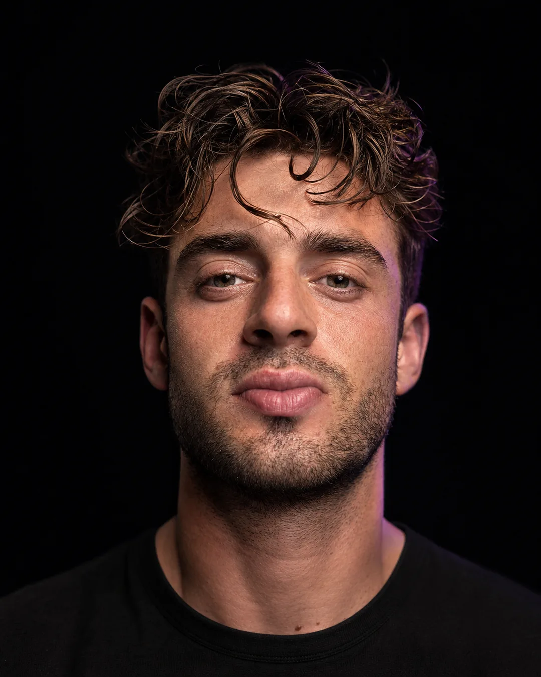 Portrait of Hunter Weitzman, writer, founder of HunterMorris, and creator of the Almost Something newsletter